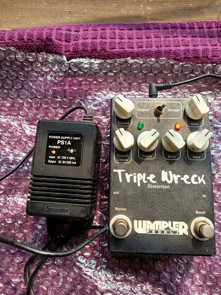Buy Used 'WAMPLER TRIPLE WRECK DISTORTION PEDAL' Online | Bajaao