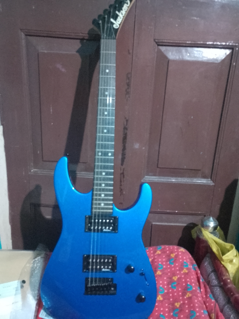 Buy Used 'Jackson Js11 Electric Guitar With Guitar Cable And Cover ...