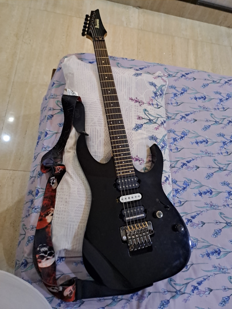 レア！IBANEZ RG570IP Dimarzio Duncan DCJ Ibanez RG 570 With Case 2000 Gun Metal Graphite, Upgraded to