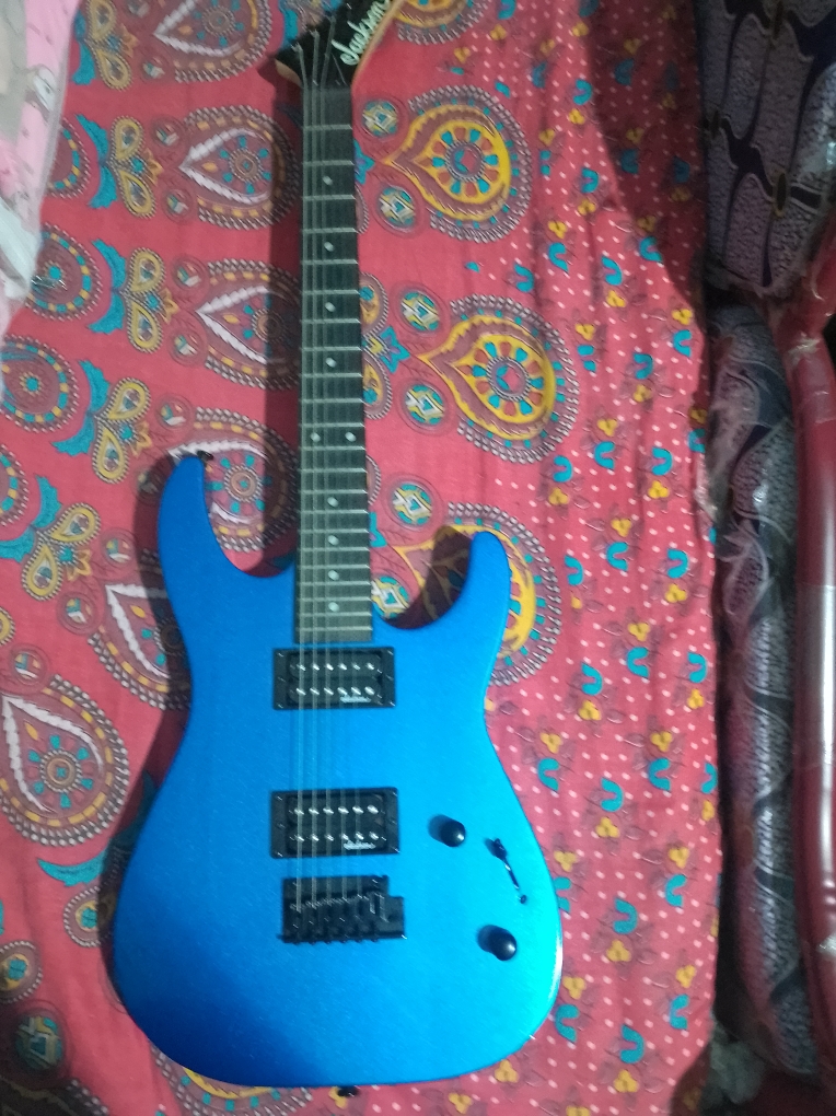 Buy Used 'Jackson Js11 Electric Guitar With Guitar Cable And Cover ...