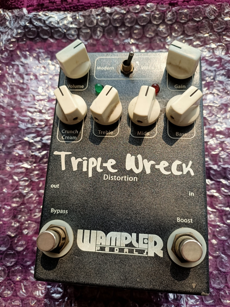 Buy Used 'WAMPLER TRIPLE WRECK DISTORTION PEDAL' Online | Bajaao