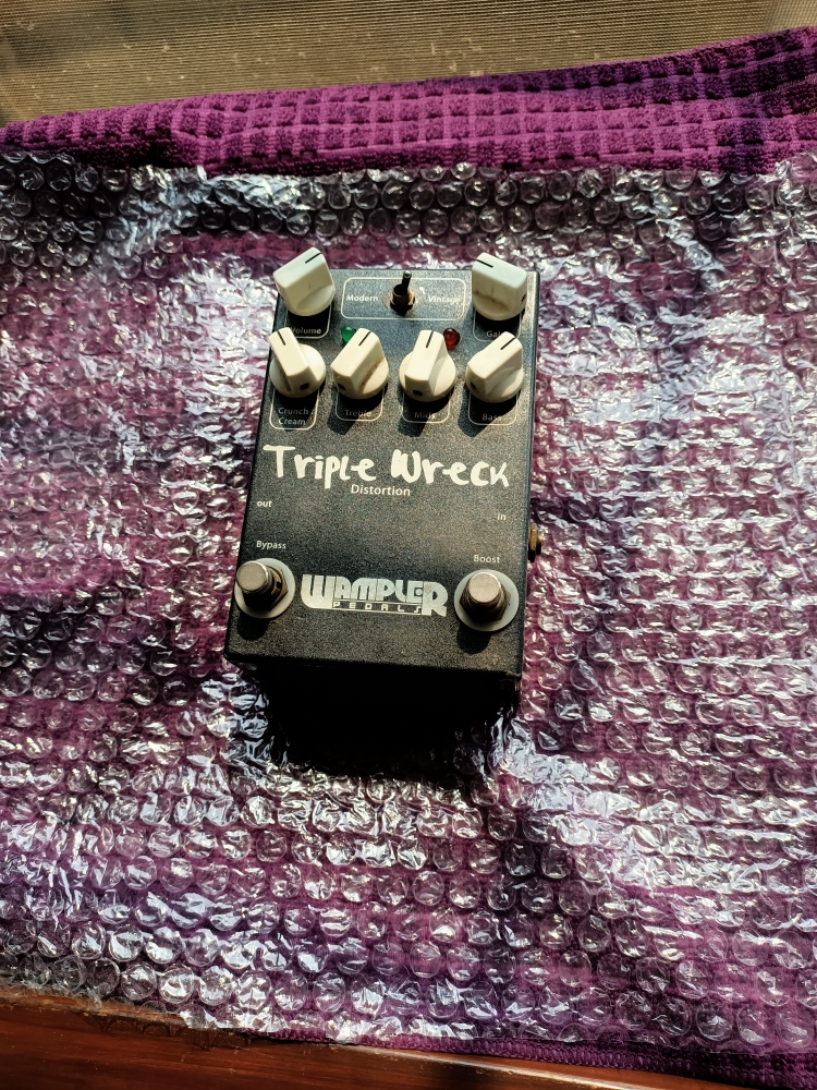 Buy Used 'WAMPLER TRIPLE WRECK DISTORTION PEDAL' Online | Bajaao