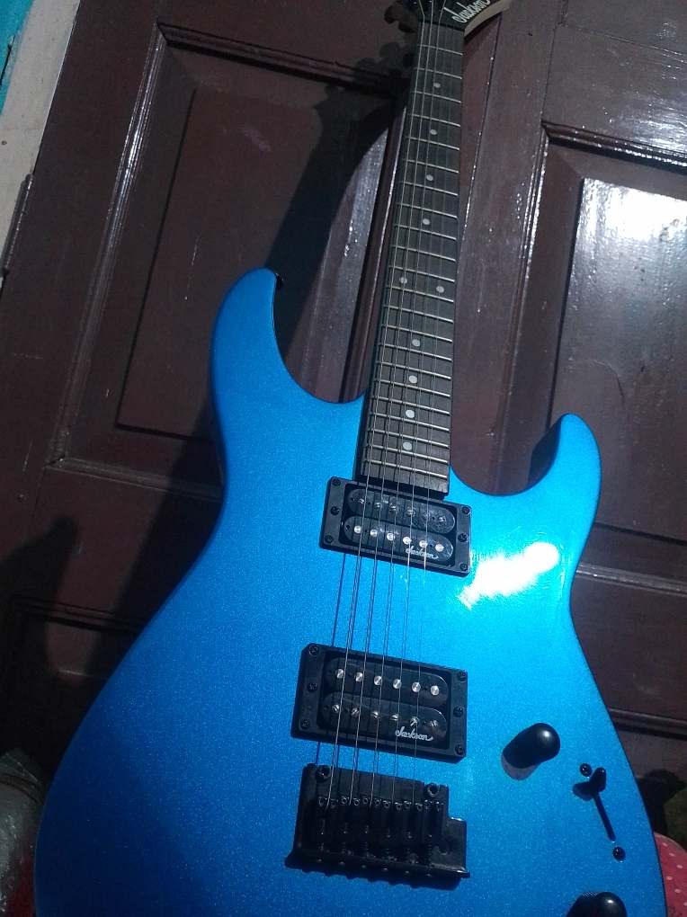 Buy Used 'Jackson Js11 Electric Guitar With Guitar Cable And Cover ...